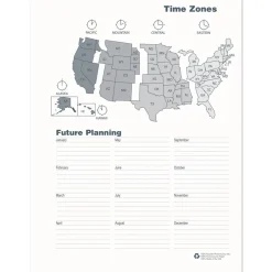 House of Doolittle 11 in. x 8.5 in. 24-Month (Jan 2026-Dec 2027) Recycled Ruled Monthly Planner - Black Cover