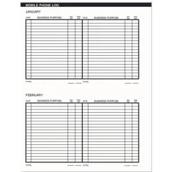 House of Doolittle 8.75 in. x 6.78 in. 14-Month (Dec 2025-Jan 2027) Recycled Ruled Monthly Planner - Black Cover