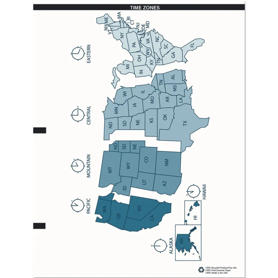 House of Doolittle 8.75 in. x 6.78 in. 14-Month (Dec 2025-Jan 2027) Recycled Ruled Monthly Planner - Black Cover