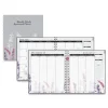 House of Doolittle 9 in. x 7 in. 12-Month (Jan-Dec 2026) Recycled Wild Flower Weekly/Monthly Planner - Gray/White/Purple Cover