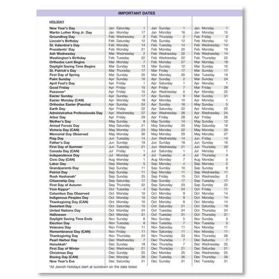 House of Doolittle 9 in. x 7 in. 12-Month (Jan-Dec 2026) Recycled Wild Flower Weekly/Monthly Planner - Gray/White/Purple Cover