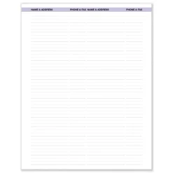 House of Doolittle 9 in. x 7 in. 12-Month (Jan-Dec 2026) Recycled Wild Flower Weekly/Monthly Planner - Gray/White/Purple Cover