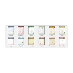 House of Doolittle 12 in. x 16.5 in. 12-Month (Jan-Dec 2026) Recycled Seasonal Wall Calendar