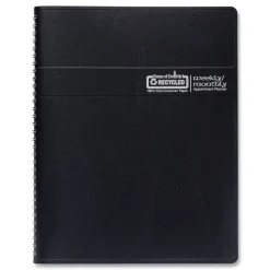 House of Doolittle 8.75 in. x 6.88 in. 12-Month (Jan-Dec 2026) Recycled 7-Day Planner - Black Cover