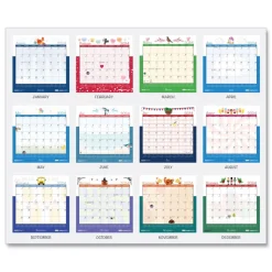 House of Doolittle 12 in. x 12 in. 12-Month (Jan-Dec 2026) Recycled Seasonal Wall Calendar