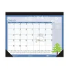 House of Doolittle 18.5 in. x 13 in. 12-Month (Jan-Dec) 2026 Recycled Desk Pad Calendar - Illustrated Seasons Artwork/Black Binding/Corners