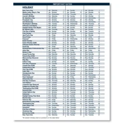 House of Doolittle 10 in. x 7 in. 12-Month (Jan-Dec 2026) Earthscapes Recycled Weekly/Monthly Planner - Black Cover