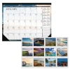 House of Doolittle Earthscapes 18.5 in. x 13 in. 12-Month (Jan to Dec) 2026 Recycled Desk Pad Calendar - Multicolor