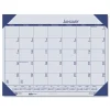 House of Doolittle EcoTones 22 in. x 17 in. 12-Month (Jan-Dec) 2026 Recycled Monthly Desk Pad Calendar - Ocean Blue/Black