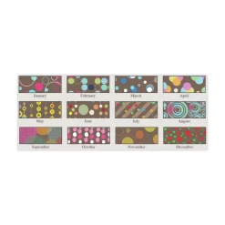 House of Doolittle 12-Month (Jan to Dec): 2026 12 in. x 12 in. Recycled Bubbleluxe Wall Calendar - White/Multicolor Sheets