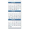 House of Doolittle 14-Month: Dec 2025 to Jan 2027 8 in. x 17 in. Vertical Orientation Recycled Three-Month Format Wall Calendar - White Sheets
