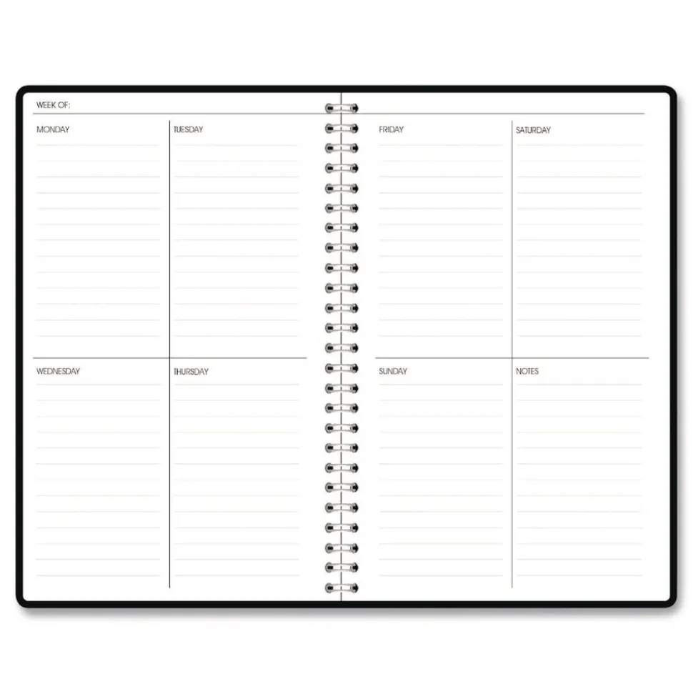 House of Doolittle Recycled Non-Dated Monthly/Weekly Celestial Planner - Blue/Gold Cover