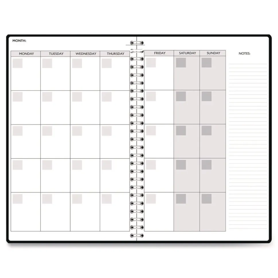 House of Doolittle Recycled Non-Dated Monthly/Weekly Celestial Planner - Blue/Gold Cover