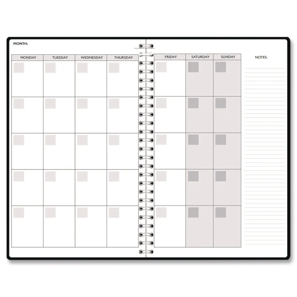 House of Doolittle Recycled Non-Dated Monthly/Weekly Wild and Free Planner - Multicolor Cover