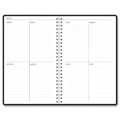 House of Doolittle Recycled Non-Dated Monthly/Weekly Crystals Planner - Blue/Pink/White Cover