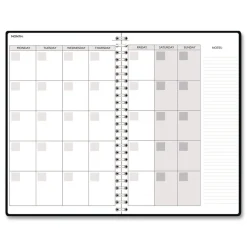 House of Doolittle Recycled Non-Dated Monthly/Weekly Crystals Planner - Blue/Pink/White Cover