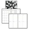 House of Doolittle Recycled Non-Dated Monthly/Weekly Cherry Blossoms Planner - Black/White Cover