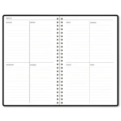 House of Doolittle Recycled Non-Dated Monthly/Weekly Cherry Blossoms Planner - Black/White Cover
