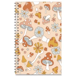 House of Doolittle Recycled Non-Dated Monthly/Weekly Mushrooms Planner - Multicolor Cover