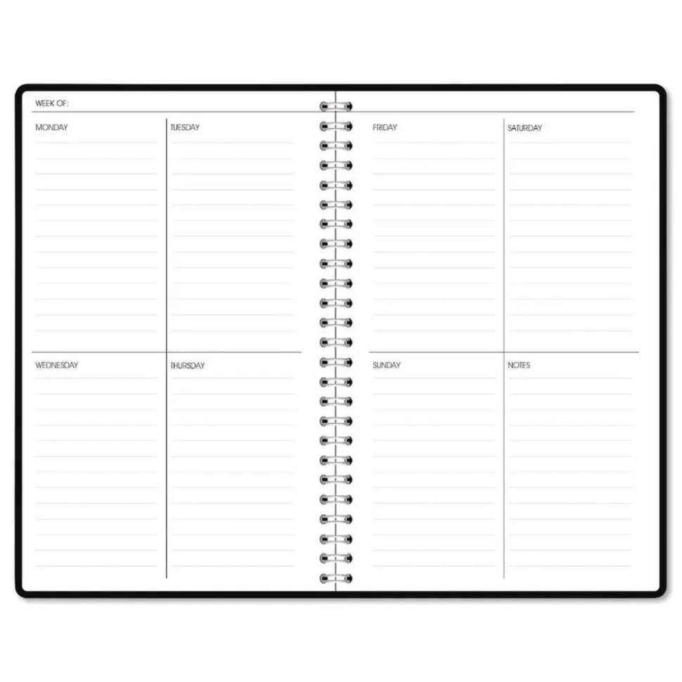 House of Doolittle Recycled Non-Dated Monthly/Weekly Gold and Smoke Planner - Multicolor Cover