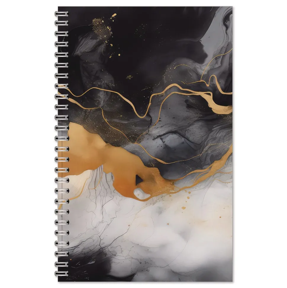 House of Doolittle Recycled Non-Dated Monthly/Weekly Gold and Smoke Planner - Multicolor Cover
