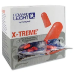 Howard Leight by Honeywell X-TREME 32 dB Corded Disposable Earplugs - One Size Fits Most Orange (2000/Carton)