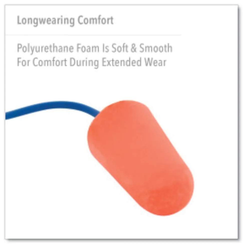 Howard Leight by Honeywell X-TREME 32 dB Corded Disposable Earplugs - One Size Fits Most Orange (2000/Carton)