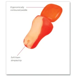 Howard Leight by Honeywell 31 dB NRR TrustFit Plus Reusable Bell Shaped Uncorded Foam Earplugs - One Size Fits Most, Orange (1000/Carton)