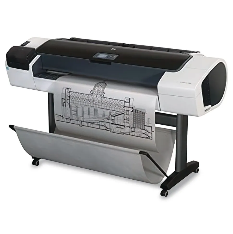 HP 24 in. x 100 ft. 7 mil DesignJet Large Format Paper for Inkjet Prints - Gloss White (1-Roll)