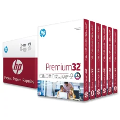 HP Papers 8.5 in. x 11 in. Premium32 Paper - Extra Bright White (6 Reams/Carton)