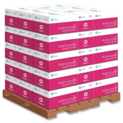 HP Papers MultiPurpose20 8.5 in. x 11 in. 20 lb Bond Weight Paper - White (1-Pallet)