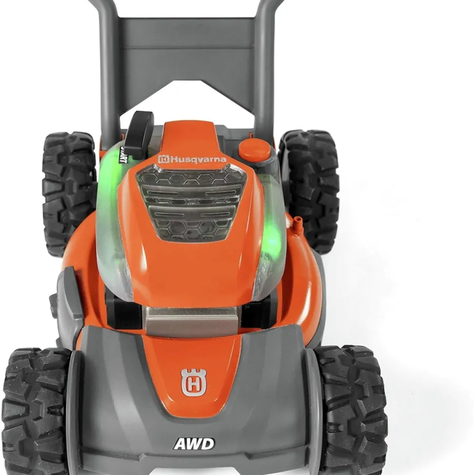 Husqvarna Toddler Toy Lawn Mower with Realistic Sounds and Light-Up Engine for Ages 2 and Up