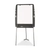 Iceberg 35 in. x 30 in. Ingenuity Portable Flipchart Easel with Dry Erase Surface - White Surface/Charcoal Gray Frame