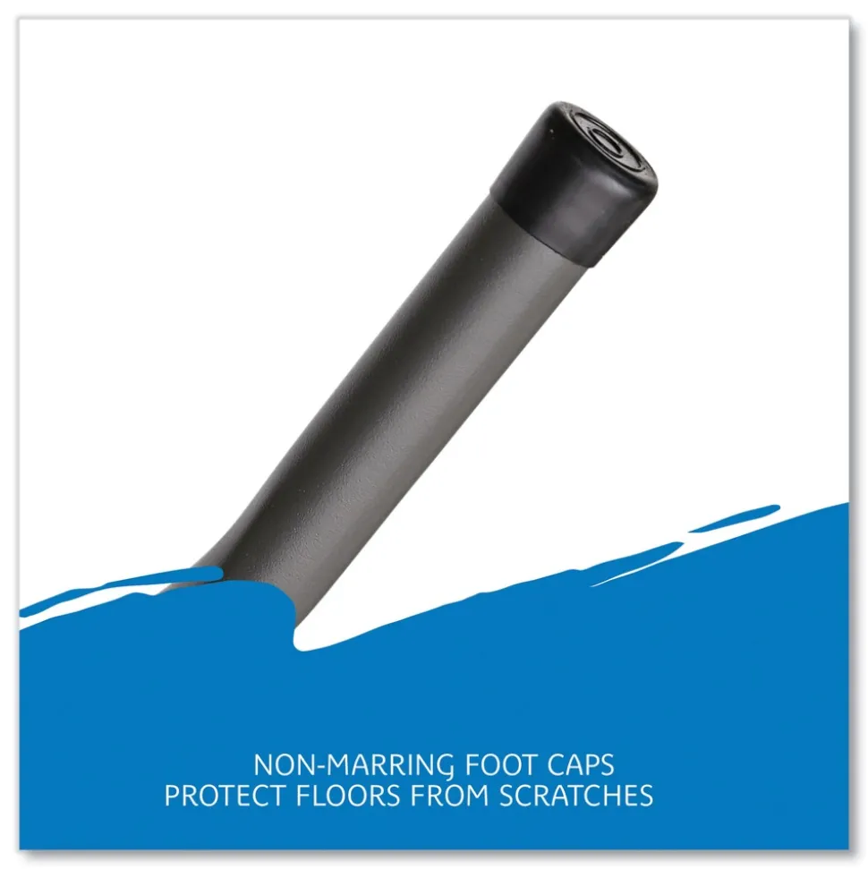 Iceberg 70.9 in. x 29.1 in. x 30 in. Bifold Rectangular Resin Folding Table - White Granite Top/Gray Base/Legs (2/Pack)