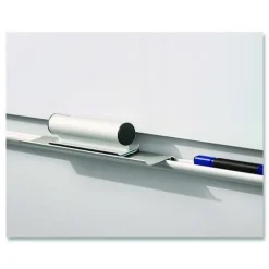 Iceberg Clarity 72 in. x 36 in. Glass Dry Erase Board with Aluminum Trim - White Surface