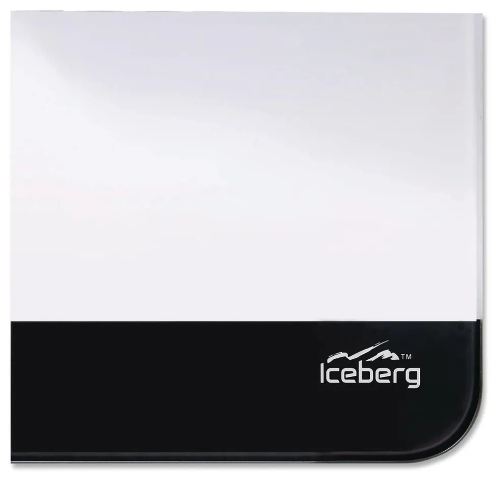 Iceberg Clarity Personal Board, Ultra-White Backing, 12 X 16