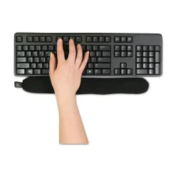 IMAK Ergo 17.75 in. x 3 in. Keyboard Wrist Cushion - Black