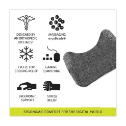 IMAK Ergo 5.75 in. x 3.75 in. Mouse Wrist Cushion - Gray