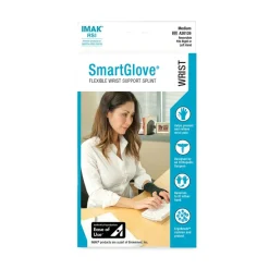 IMAK RSI SmartGlove Wrist Wrap Fits Hands Up to 3.75 in. Wide - Medium Black