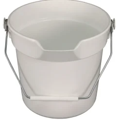 Impact 10.63 in. Diameter 10 quart Polypropylene Deluxe Heavy-Duty Bucket - Gray