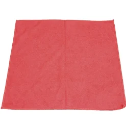 Impact 16 in. x 16 in. Lightweight Microfiber Cloths - Red (240/Carton)