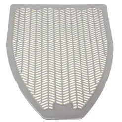 Impact 17.5 x 20.38 Nonslip Disposable Urinal Floor Mat - Orchard Zing Scent/Gray (6/Carton)