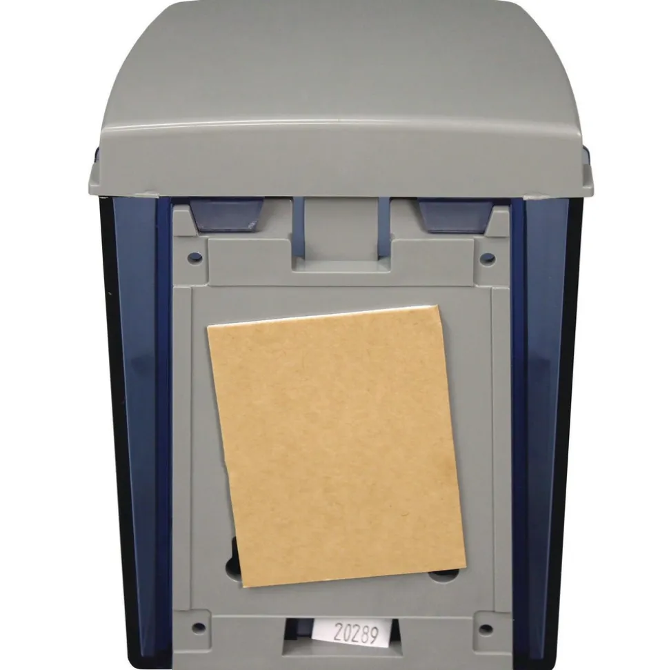 Impact ClearVu Encore 4.5 in. x 4 in. x 6.25 in. 30 oz Liquid Soap Dispenser - Gray