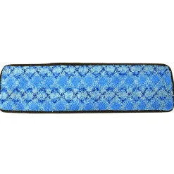 Impact Mopster 2.0 16.25 in. x 3.25 in. Blue Microfiber Head 57 in. Black Aluminum Handle Microfiber Bucketless Mop