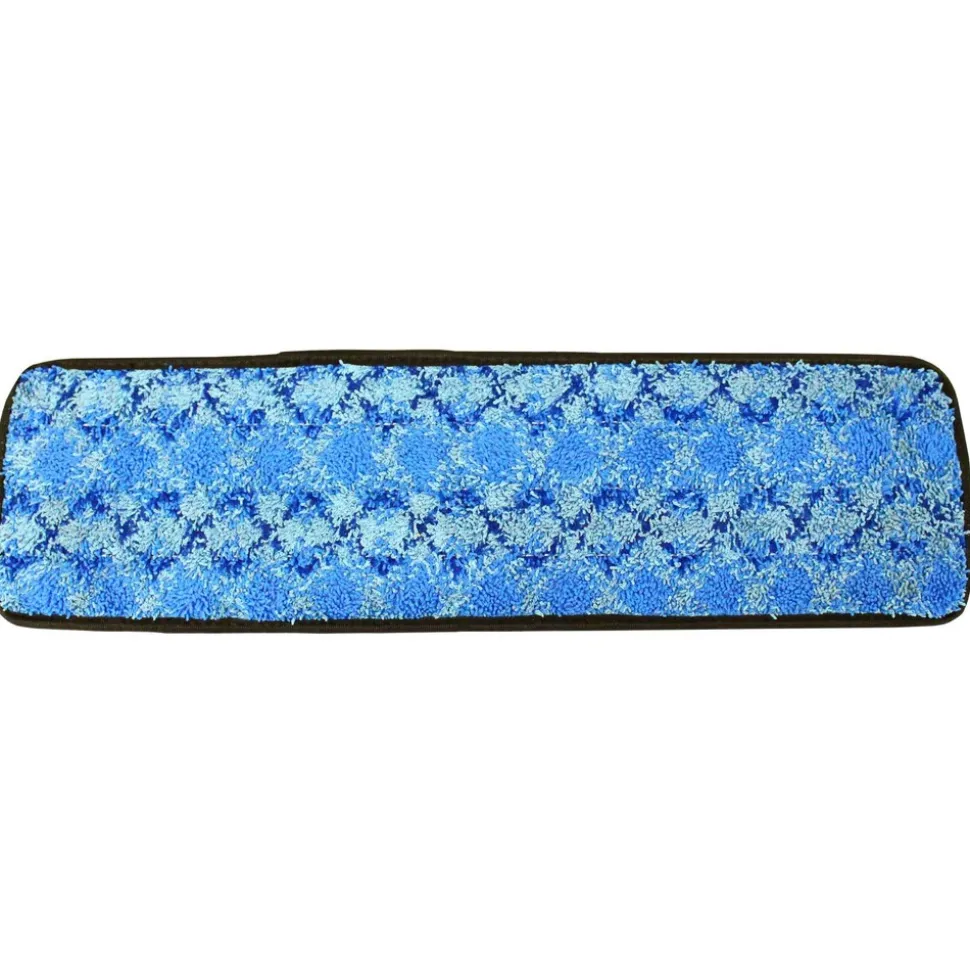 Impact Mopster 2.0 16.25 in. x 3.25 in. Blue Microfiber Head 57 in. Black Aluminum Handle Microfiber Bucketless Mop