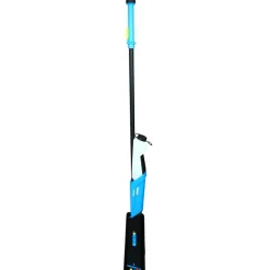 Impact Mopster 2.0 16.25 in. x 3.25 in. Blue Microfiber Head 57 in. Black Aluminum Handle Microfiber Bucketless Mop