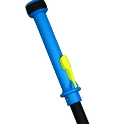 Impact Mopster 2.0 16.25 in. x 3.25 in. Blue Microfiber Head 57 in. Black Aluminum Handle Microfiber Bucketless Mop