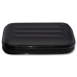 Innovative Storage Designs 8.75 in. x 5.25 in. x 2 in. Soft-Sided Pencil Case - Large, Black