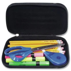 Innovative Storage Designs 8.75 in. x 5.25 in. x 2 in. Soft-Sided Pencil Case - Large, Black