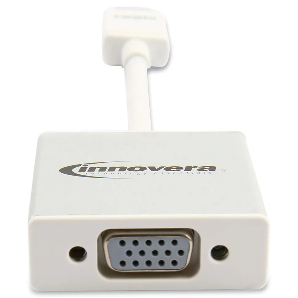 Innovera 0.65 ft. USB Type-C VGA Adapter - White